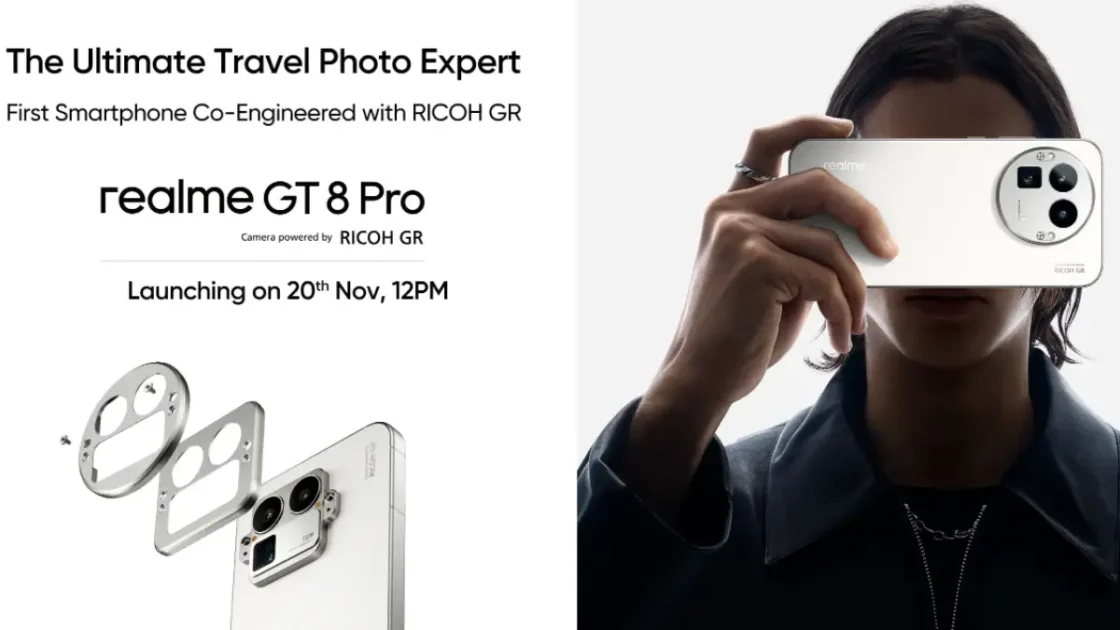 Realme GT 8 Pro: 200MP Camera, 7000mAh Battery और Snapdragon 8 Elite Gen 5 वाला Power Flagship 1 realme GT 8 Pro Launching on 20th Nov, 12PM