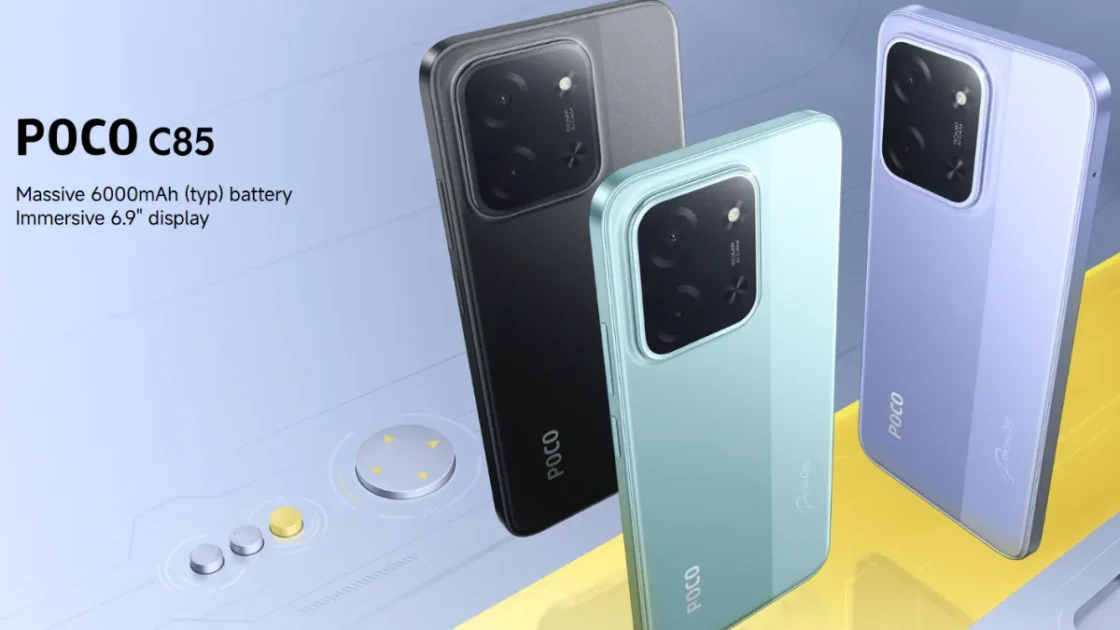 Poco C85 5G 9 December को होगा Launch: बजट सेगमेंट में दमदार प्रदर्शन वाला नया स्मार्टफोन 1 Poco C85 5G